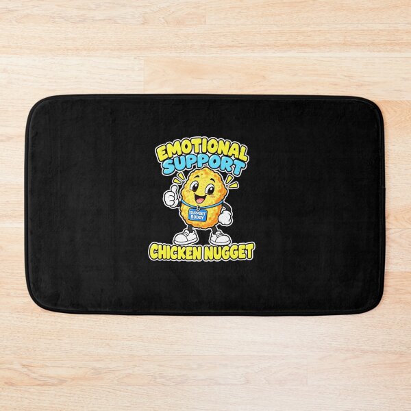 Item preview, Funny Emotional Support Chicken Nugget Art designed and sold by elderberry.