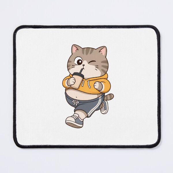 Item preview, Chubby Cat Lifting Shirt Belly Reveal Cute Cartoon designed and sold by SoyLamderma.
