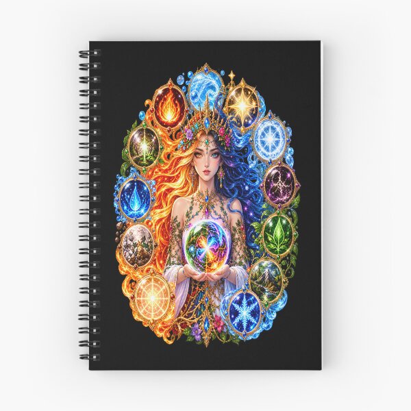 Item preview, Elemental Goddess – The Power of Four Elements designed and sold by TroviTutto.