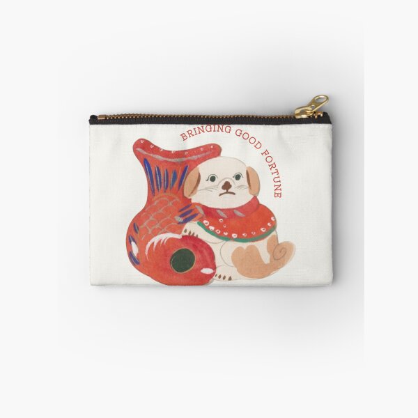Item preview, Bringing Good Fortune - Cute Japanese Inu Hariko Lucky Dog designed and sold by NippoKappo.