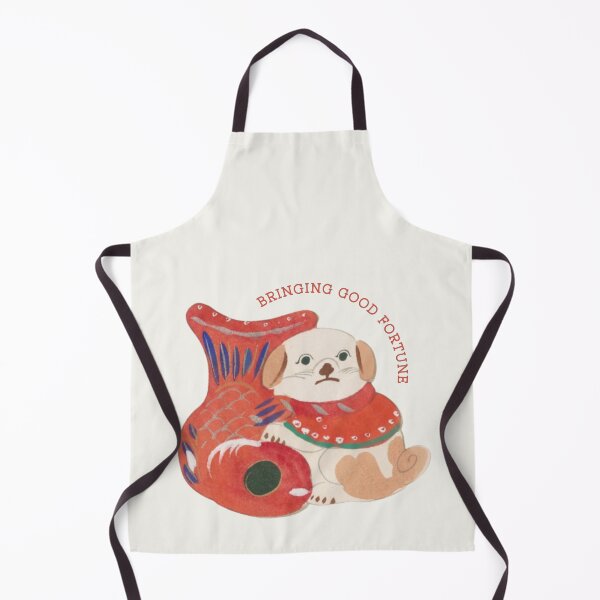 Item preview, Bringing Good Fortune - Cute Japanese Inu Hariko Lucky Dog designed and sold by NippoKappo.