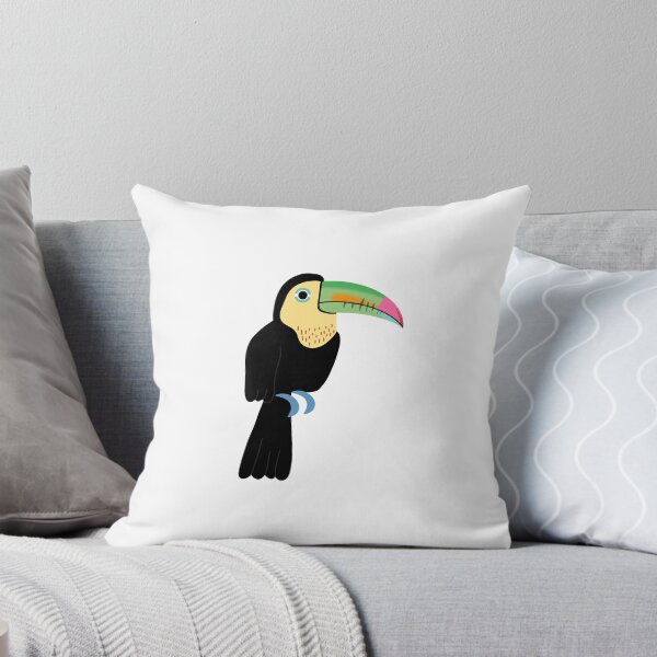 Item preview, Cute Tropical Toucan Bird Summer Jungle Sticker designed and sold by Random Ink Society.