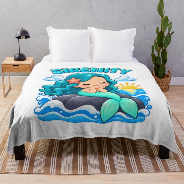Item preview, Mermaid Sirenity Cute Ocean Fantasy Art designed and sold by Enoch-creator.