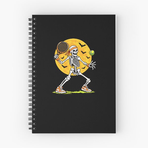 Item preview, Funny Halloween Padel Skeleton Moon Art designed and sold by elderberry.