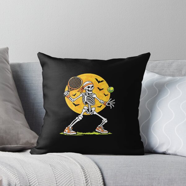 Item preview, Funny Halloween Padel Skeleton Moon Art designed and sold by elderberry.