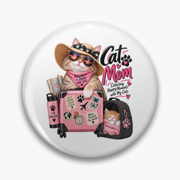 Item preview, Cat Mom Adventure – Life Is Better with Cats designed and sold by meme2525.