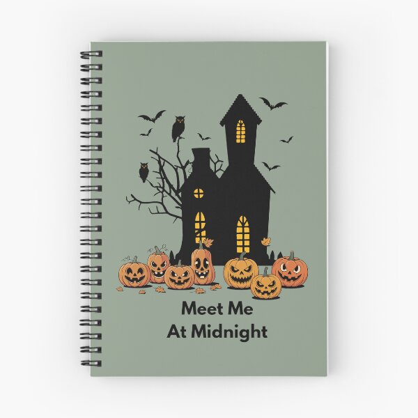 Item preview, Meet Me At Midnight Haunted House - Spooky Halloween designed and sold by ArtisanPrintHk.