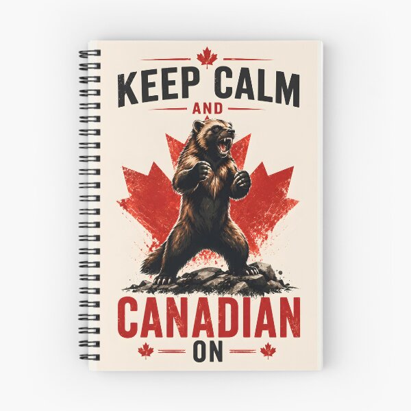 Item preview, Keep Calm Canadian On Fierce Wolverine Graphic designed and sold by Sybille-Yates.