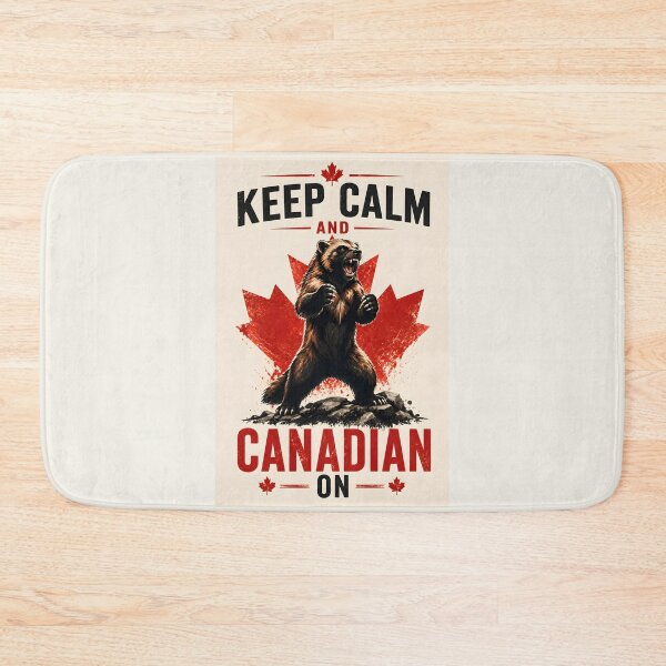 Item preview, Keep Calm Canadian On Fierce Wolverine Graphic designed and sold by Sybille-Yates.