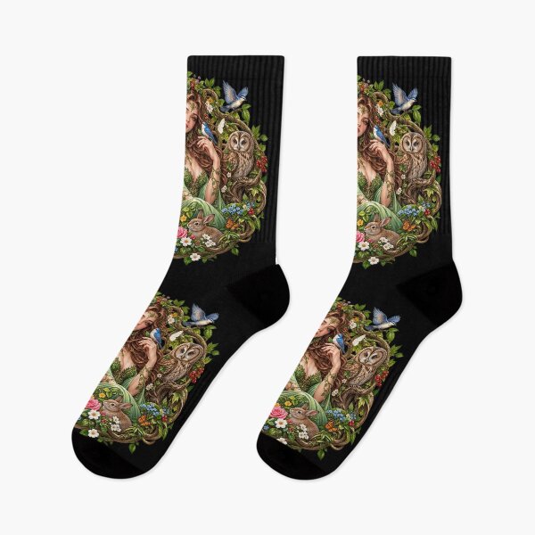 Item preview, Nature Goddess – Enchanted Forest and Wild Animals designed and sold by TroviTutto.