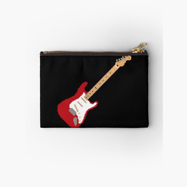 Item preview, Red Pixel Art Stratocaster Guitar - 8-Bit Retro designed and sold by OpenTabsDesigns.