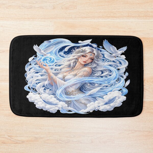 Item preview, Wind Goddess – Celestial Air and Mystical Feathers designed and sold by TroviTutto.