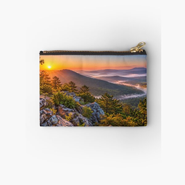 Item preview, Sunrise Over Misty Mountain Valley designed and sold by Wild Bloom Paws.