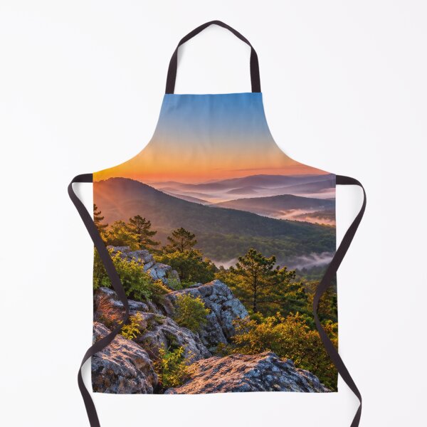 Item preview, Sunrise Over Misty Mountain Valley designed and sold by Wild Bloom Paws.
