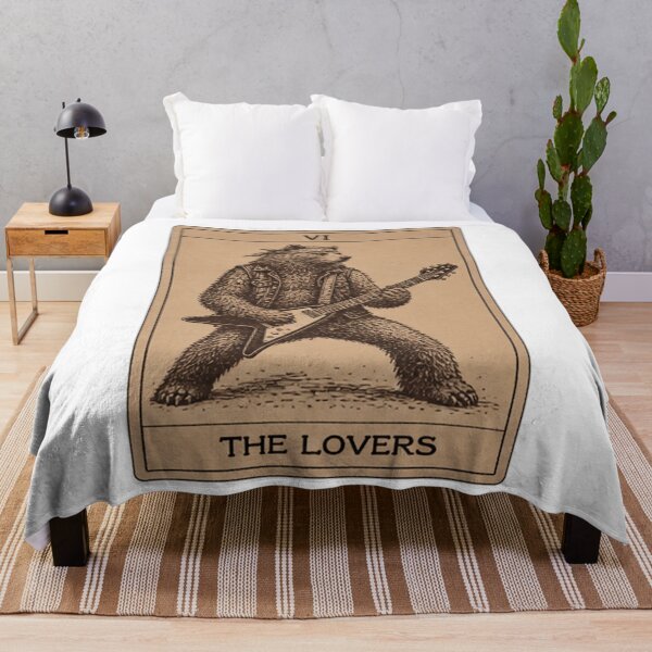 Item preview, The Lovers Tarot Card Retro designed and sold by MathiasFuchs.