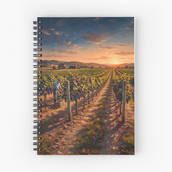 Item preview, Vineyard Harvest At Sunset designed and sold by Home Decor Art.