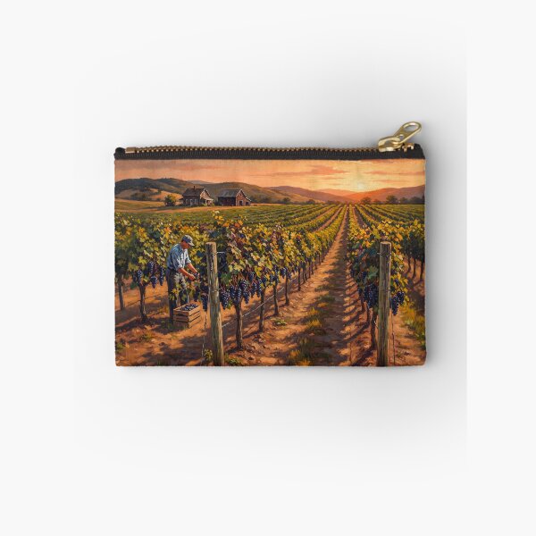 Item preview, Vineyard Harvest At Sunset designed and sold by Home Decor Art.