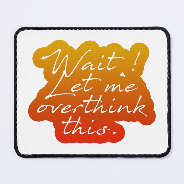 Item preview, Red rainbow wait let me overthink this designed and sold by Anne Londez Studio.