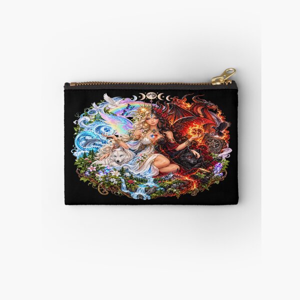 Item preview, Goddess of All Elements – Divine Balance of Light and Darkness designed and sold by TroviTutto.