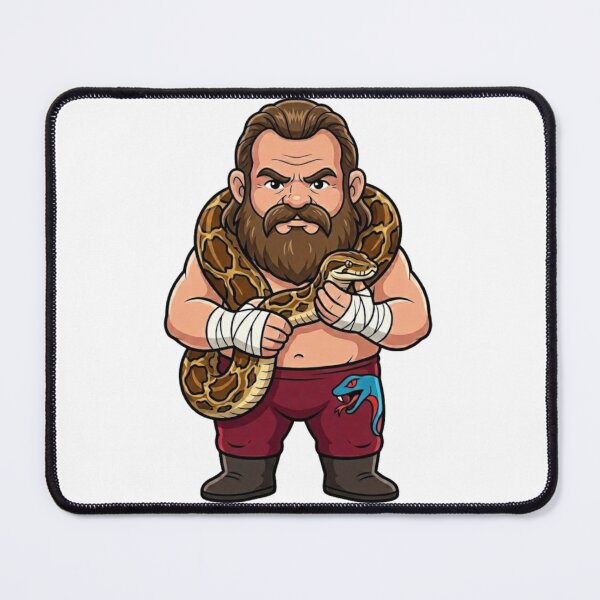 Item preview, Furious Jake The Snake Roberts Garden Gnome designed and sold by Bad-Decisions-Designs.