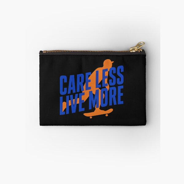 Item preview, Care Less Live More Skateboard Silhouette designed and sold by stepheibson.