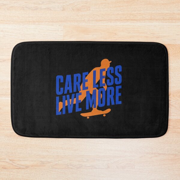 Item preview, Care Less Live More Skateboard Silhouette designed and sold by stepheibson.