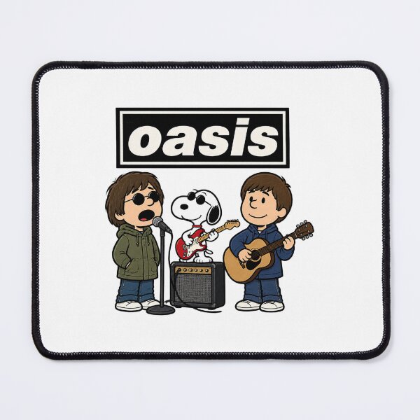 Item preview, Oasis Inspired Snoopy Redesign Artwork Featuring Iconic Music and Cartoon Fusion designed and sold by sKetch Art.co.