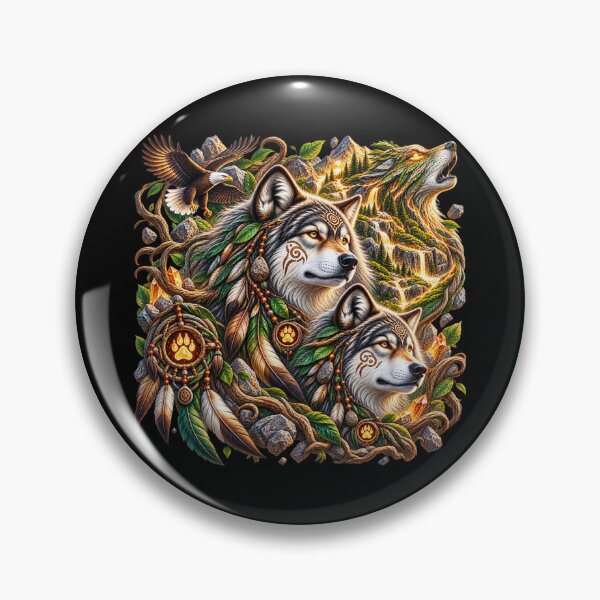 Item preview, Earth Wolves – Guardians of the Ancient Earth designed and sold by TroviTutto.