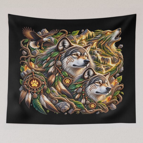 Item preview, Earth Wolves – Guardians of the Ancient Earth designed and sold by TroviTutto.