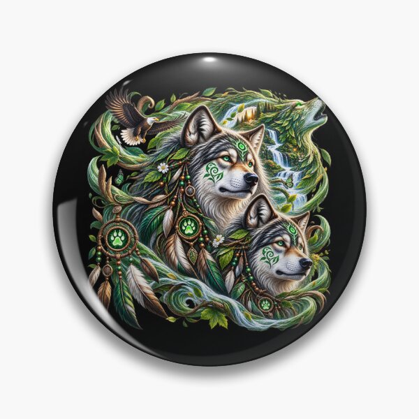 Item preview, Nature Wolves – Guardians of the Enchanted Wild designed and sold by TroviTutto.