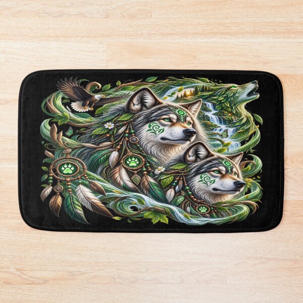 Item preview, Nature Wolves – Guardians of the Enchanted Wild designed and sold by TroviTutto.