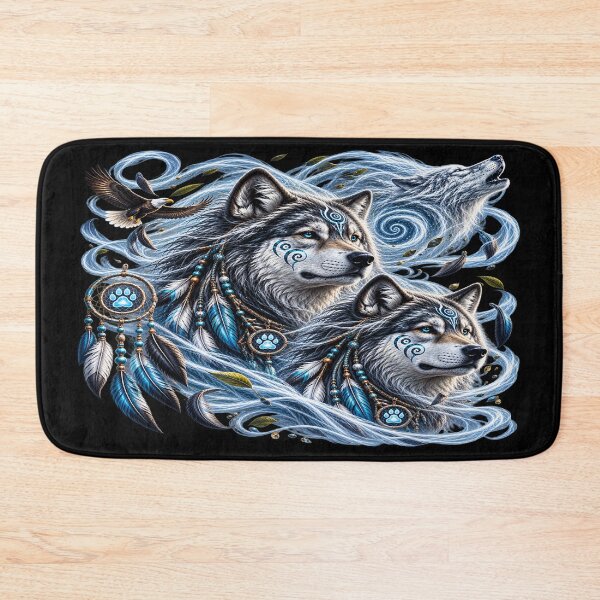 Item preview, Wind Wolves – Guardians of the Eternal Sky designed and sold by TroviTutto.