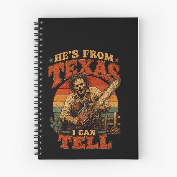 Item preview, Retro Hes From Texas Chainsaw Horror Halloween designed and sold by LouisaOReilly.