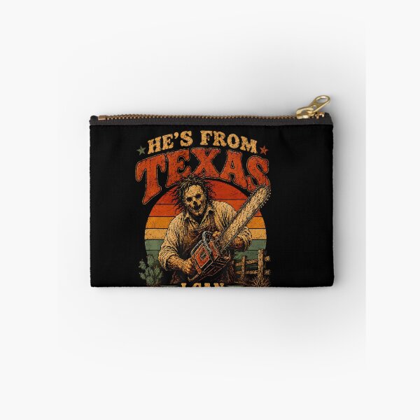 Item preview, Retro Hes From Texas Chainsaw Horror Halloween designed and sold by LouisaOReilly.