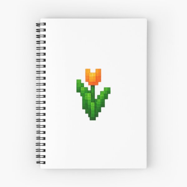 Item preview, Tulip orange pixel art designed and sold by vitrar.