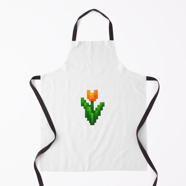 Item preview, Tulipe orange art pixel designed and sold by vitrar.