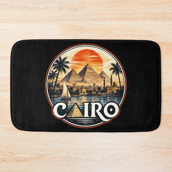Item preview, Cairo Egypt Piramids Watercolor designed and sold by TomFrontierArt.