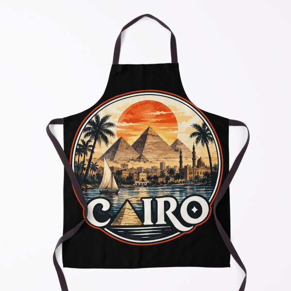 Item preview, Cairo Egypt Piramids Watercolor designed and sold by TomFrontierArt.
