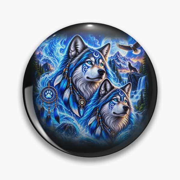 Item preview, Water Wolves – Guardians of the Eternal Tide designed and sold by TroviTutto.