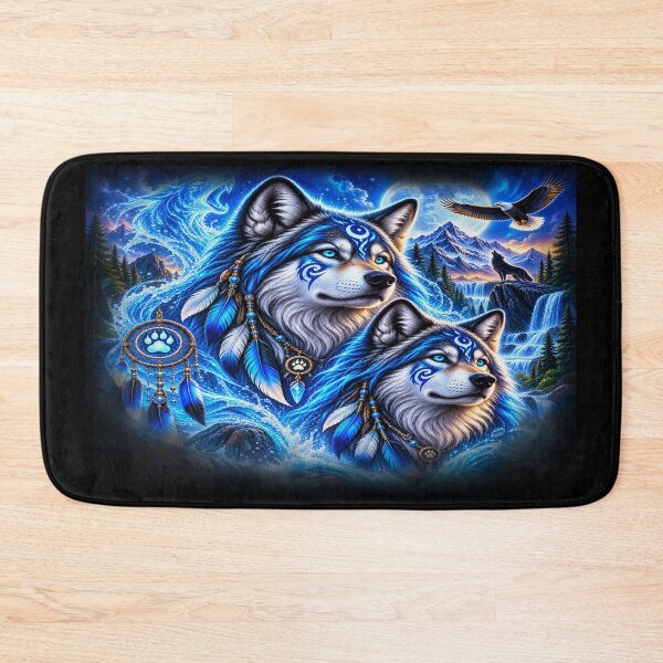 Item preview, Water Wolves – Guardians of the Eternal Tide designed and sold by TroviTutto.