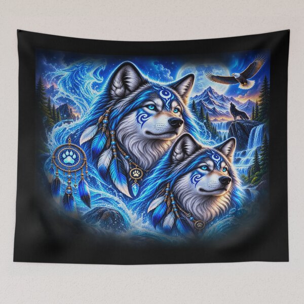 Item preview, Water Wolves – Guardians of the Eternal Tide designed and sold by TroviTutto.