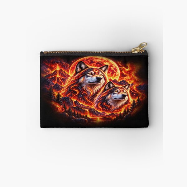 Item preview, Fire Wolves – Guardians of the Eternal Flame designed and sold by TroviTutto.