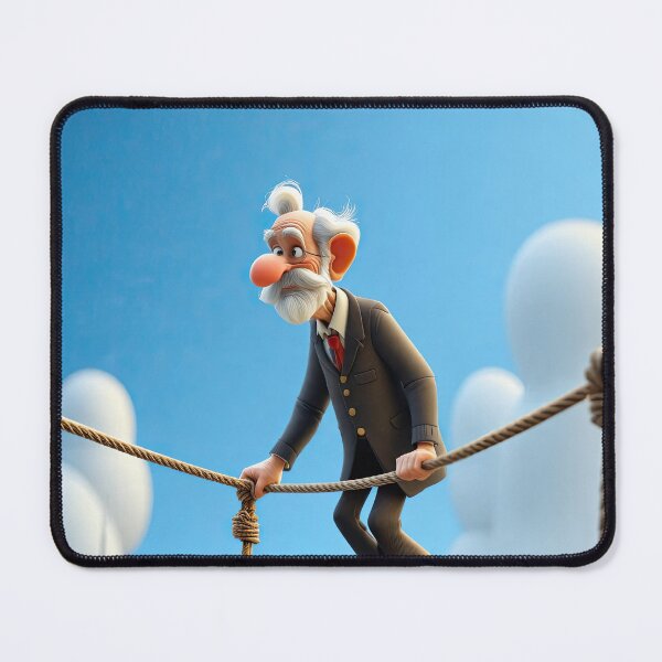 Item preview, Old Fart walking on a highwire designed and sold by Colin Bentham.