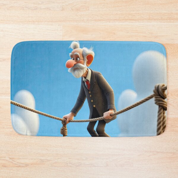 Item preview, Old Fart walking on a highwire designed and sold by Colin Bentham.