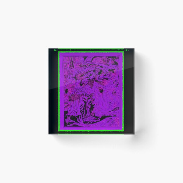 Item preview, Purple Green Mindforce Excalibur designed and sold by WildPalitteArt.