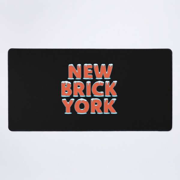 Item preview, New Brick York Snow Icicle Winter City Lettering designed and sold by stepheibson.