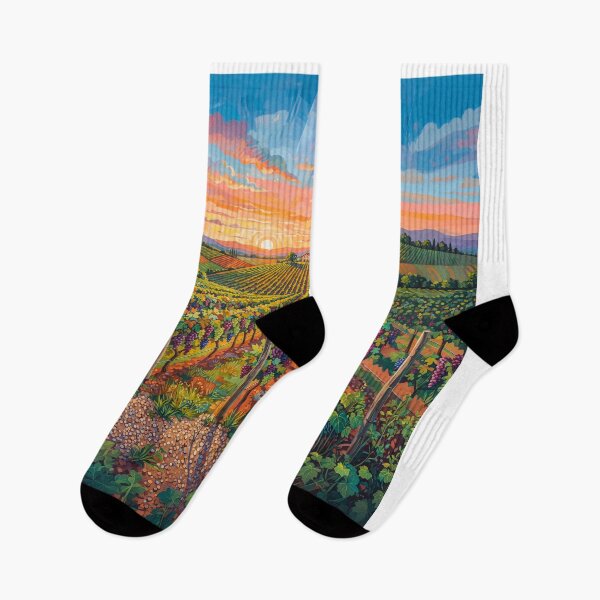 Item preview, Vineyard Harvest At Sunset designed and sold by Home Decor Art.