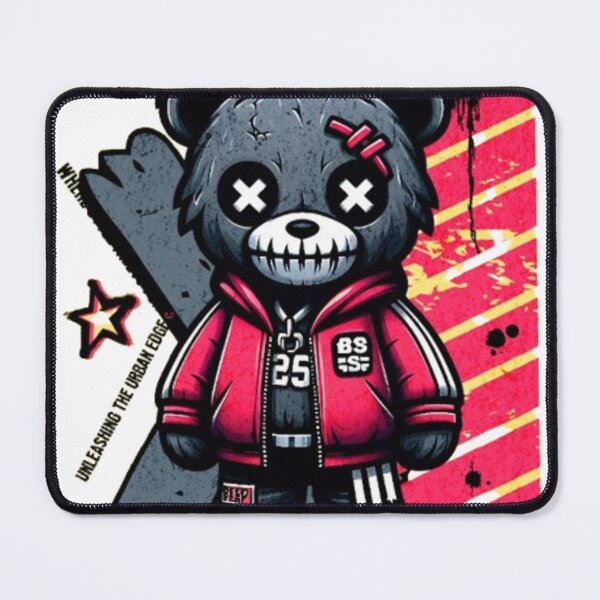 Item preview, Urban Streetwear Teddy Bear Graffiti Art designed and sold by Galaxydesignhub.