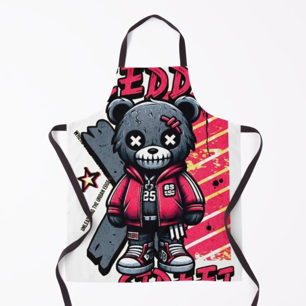 Item preview, Urban Streetwear Teddy Bear Graffiti Art designed and sold by Galaxydesignhub.