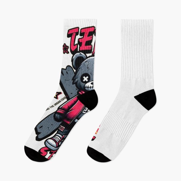 Item preview, Urban Streetwear Teddy Bear Graffiti Art designed and sold by Galaxydesignhub.
